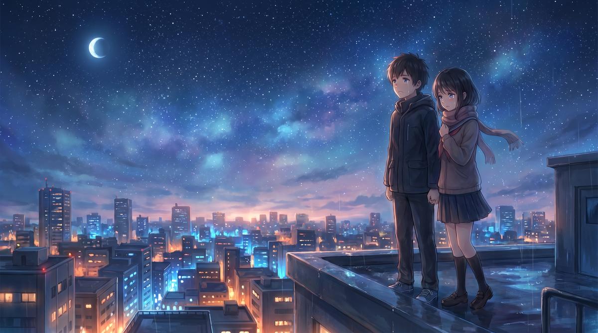 抖音风动漫-星夜恋歌